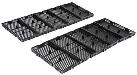 Courtieyeardceastea Lot de 10 plaques de filtration sous le gravier pour aquarium