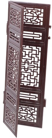 JUMPLAWN 1paar Mini Dekoration Chinesischer Bildschirm Spielzeug Für Puppenhaus Elegante Miniatur Raumteiler Für Kreative Spielideen Mit Feiner Verarbeitung Und Natürlichem Design Für