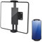 Supporto da Parete per Tablet, Porta Tablet, Supporto da Parete Regolabile in Alluminio con Rotazione a 360° Compatibile per 4,7 in a 14 in Tablets Telefono con iPad Pro/Mini, Galaxy Tab, Surface Pro