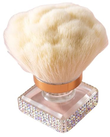 Nail Dust Brush, Setting Powder Brush, Soft Bristles Makeup Tool for Contouring, Highlighting, Nail Cleaning, Manicure and Pedicure, Professional Beauty Tools for Face & Nails