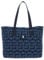 U.S. POLO ASSN. Jacquard Shopping Bag Navy
