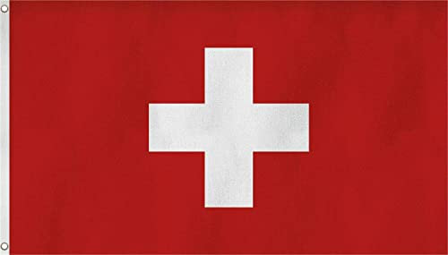 normani XXL Flagge Fahne, genäht in 150 x 250 oder 300 x 500 cm Farbe Schweiz Größe 150x250