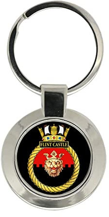 Giftshop UK Hms Feuerstein Schloss, Königliche Marine Schlüsselanhänger