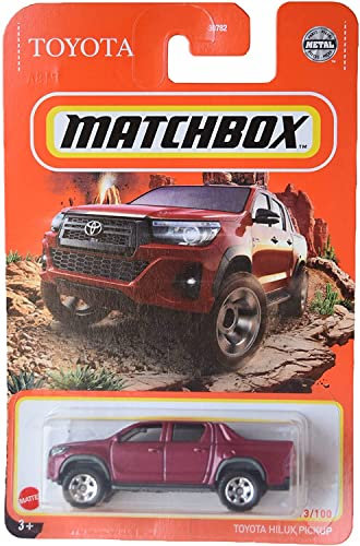 Matchbox Toyota Hilux Pickup, [red] 13/100 rot