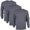 GILDAN Men's, Ultra Cotton Long Sleeve T-Shirt, Style G2400, Dark Heather, XL