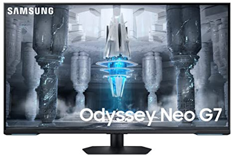 Samsung Odyssey Neo G7 LS43CG700NUXXU 43 4K UHD Mini LED Smart Gaming Monitor - 3840x2160, 144Hz, 1ms, HDMI 2.1, Full Smart Platform, Speakers, Freesync Premium Pro