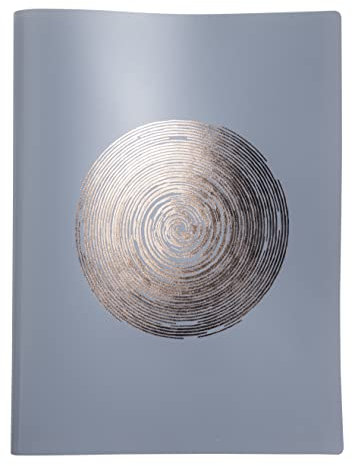 Exacompta - Réf. 85790E - 1 Protège-documents Ellipse - 30 pochettes cristal lisse - 60 vues - pour A4 - dim 24 x 32 cm - couverture en PP recyclé semi-rigide - 3 couleurs aléatoires