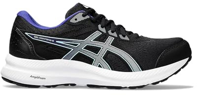 ASICS Damen Gel-Contend 8 Sneaker, Black/Aquarium, 43.5 EU