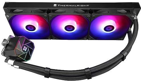 Thermalright AQUA ELITE 360 V3 Liquid CPU Cooler, 360 Cooling Row Size, 3 x 120mm PWM Fans, S-FDB Bearings,for AM4/AM5, Intel LGA1150/1151/1155/1156/1200/2011/1700/1851,Desktop CPU Cooler AIO