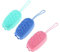 FRCOLOR 3piezas Cepillo De De Silicona Multifuncional Exfoliante y Masajeador Para Cuerpo Cara y Espacios Reducidos Fácil Limpieza y Almacenamiento