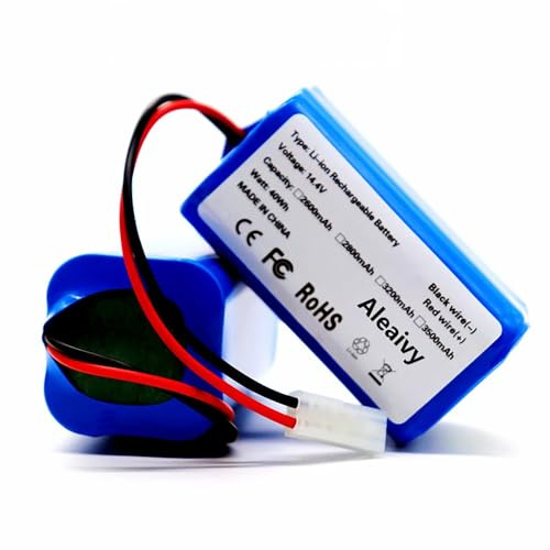Aleaivy Batteria agli ioni di litio ricaricabile da 14,4 V 2600 mAh per aspirapolvere robot aspirapolvere G1 confezione batteria 18650