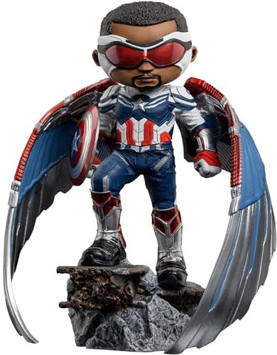 Iron Studios Mini-Statue Captain America Sam Wilson The Falcon and The Winter Soldier, 17 cm