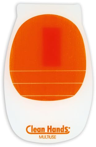 Clean Hands® Body Kit Single | Kunststoff, Transparent, Magnetisch, 1 Set enthält: 1x Kunststoffring, 1x Ablage für die Theke, 5x Hygiene-Handschuh