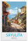 LNUYITR Sayulita Mexiko Vintage-Reiseposter, 20 x 30 cm, Leinwand-Kunst-Poster und Wandkunst, Bilddrucke, modernes Heim-Schlafzimmer, Dekor-Poster