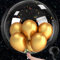 YOUYIKE 6 Pack Bobo Klar Luftballons, 50cm Jumbo Bobo Klar Luftballons, wiederverwendbare Bubble Ballons, Crystal Clear Luftballons, Geeignet für Weihnachten, Hochzeit, Geburtstag, Party, Dekoration