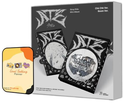 ATE Stray Kids Album [Chk Chk + Boom (2 ver.) Full Album Set]+Pre Order Benefits+BolsVos K-POP Inspired Freebies (Mini Album)