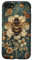iPhone SE (2020) / 7 / 8 sage Green Bee with Wildflowers Cottagecore Case