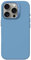Decoded Silikon Hülle für iPhone 16 Pro, Antimikrobielles Material, Kompatibel mit MagSafe, Premium Soft-Touch Liquid Silicone, Metall Kameraschutz & Tasten, Handyhülle, Schützhulle, Air Blau