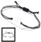 Elkuaie Silber Armband, Vierblättriges Kleeblatt Glücksarmband, Freundschaft Armband, Glücksbringer Armband mit Geschenkbox, Armband Vierblättriges Kleeblatt geeignet für Mädchen, Damen
