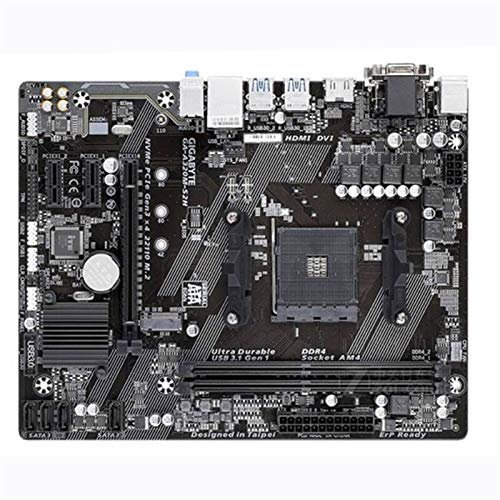 HYUIND Placa Madre Motherboard de Escritorio AM4 DDR4 Fit For AMD A320 Fit For GIGABYTE GA-A320M-S2H Placa Base de Escritorio Usado Original A320m-S2H