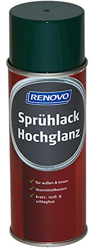 Sprühlack RAL 6005 Moosgrün 400 ml Hochglanz Renovo