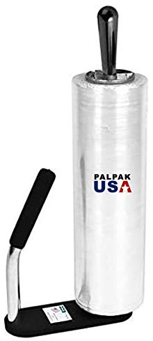 PalPak200 - Der führende Stretchfolien-Spender – hält 30,5 cm bis 45,7 cm Stretchfolie – leichte Palettenverpackung in Industriestärke – Spanngriff-Anpassung mit Wickelgriff.