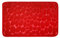 WohnDirect Set 2 teilig Badezimmerteppich mit Memory Foam - Rutschfester Badteppich - Badematte waschbar & schnelltrocknend - auch ideal als Duschvorleger - Badvorleger 50 x 80 cm - Rot