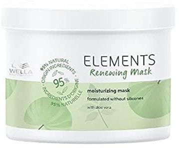 Wella Professionals Elements Renewing Mask – reparierende Haarmaske für trockenes und kaputtes Haar – Haarkur mit Antioxidantien und Olivenessenz für Glanz und Geschmeidigkeit – 500 ml