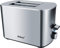 Steba Doppel-Schlitztoaster, Anti-Fingerprint Edelstahlgehäuse, 7 Bräunungsstufen einstellbar, Toasten, Auftauen, Aufwärmen, Stoppen, 850 Watt