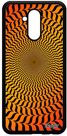Coque Illusion d'optique Antichoc pour Huawei Mate 20 Lite Silicone Magie Smartphone Effet Moderne Graphique Telephone Spirale Cercle Gel