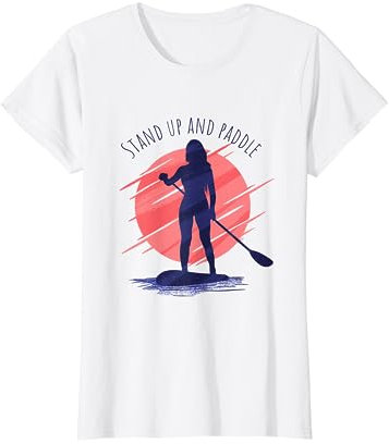 SUP Board Paddle Stand Up Paddling T-Shirt