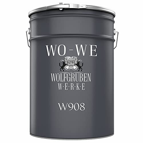 WO-WE Peinture Métal W908 Fer & Acier - Anti-rouille Protection Extérieure 3en1 - Brun rouge 2,5L