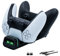 Controller Ladestation für PS5, Controller Ladegerät Kompatibel für Ps5, Xbox Elite 2, N-Switch Pro und Google Controller mit 2 Dongle Typ C Adaptern und LED-Anzeigeleuchten