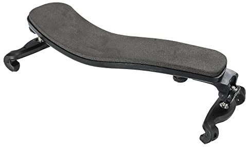sourcing map Violine Schulterstütze schwarz für Violine Geige 1/4-2/4 Größe mit klappbaren verstellbaren Füßen