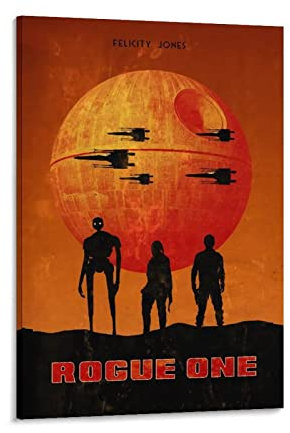 Leinwand Bilder Kunst 60 * 80cm Senza Cornice ROGUE ONE Movie Canvas Art Posters for Room Estetica Cool Wall Decor Art Alternativa Hanging Painting