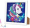 AUAUY Diamond Painting Kinder mit Holzrahmen, 5D DIY Diamond Painting Set, Malen Nach Zahlen Diamant Painting Kinder Mädchen Erwachsene,Diamant Painting Bilder Arts Craft für Home Wand Decor (Einhorn)