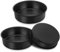 Onader 6 Inch Cake Tin Set of 3, Stainless Steel Round Cake Mould Layer Baking Pan, Perfect for Birthday Wedding Christmas, Healthy & Non-Stick, Rust Resistant & Easy Cleaning