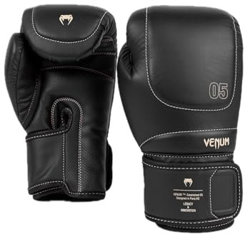 Venum, Impact Evo Boxhandschuhe, Unisex Erwachsene, 10 Oz, Schwarz