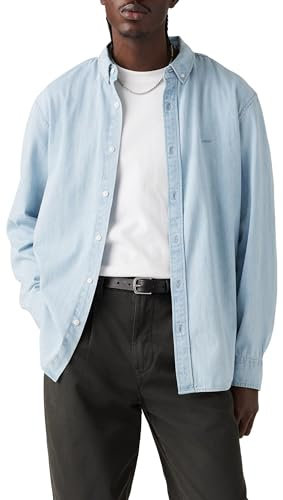 Levi's Men's Authentic Button Shirt, Andre Light Wash, XL