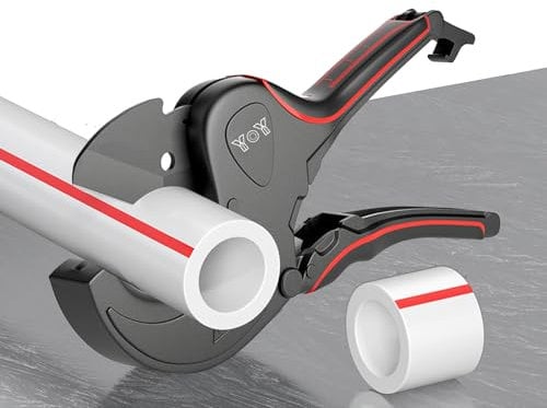 Pince Coupe Tube PVC 75mm, Coupe-tuyau Manuels, Grand Coupe-tubes Per Multicouche, Coupe Tuyau Plastique pour Tuyaux en PVC, PEX, PPR