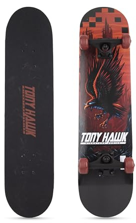 Tony Hawk 78,7 cm Skateboard - Signature Series 1 Skateboard mit Pro Trucks, Full Grip Tape, 9-lagiges Ahorndeck, ideal für alle Erfahrungsstufen
