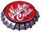 Nuka Cola Broche en forme de bouchon de bouteille pour homme et femme, en métal rouge, motif de jeu vidéo fantaisie, Acier inoxydable, Pas de gemme