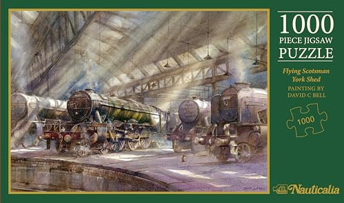 Nauticalia Flying Scotsman at York Shed by David Bell 1,000-piece Puzzle