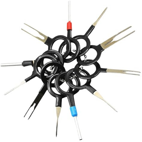 Kit De Herramientas De Extracción De Terminales - Juego De Herramientas Extractoras De Pines | Kit Eyector De Terminales De 70 Piezas Para Automóvil | Herramienta De Despintado | Herramientas De Extra