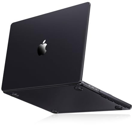 MOSISO Kompatibel mit MacBook Pro 16 Zoll Hülle M4 M3 M2 M1 2025-2022 A3403 A3186 A2991 A2780 A2485, Ultradünn Schlank Natürlich Original Farbe Schutzhülle Hartschale für 16,2, Space Schwarz Klar