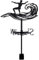 SUPERDANT Girouette de Jardin Exterieur de Surf Girouette en Métal pour Surf et Planche de Surf Girouette Deco Jardin Exterieur pour Direction du Vent Girouettes Panneaux pour Ferme