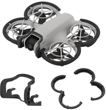 FSIDIWT Protección anticolisión para accesorios DJI Neo, protector 2 en 1 Neo Gimbal anticolisión + protector de hélice Neo para DJI Neo Drone (Negro)