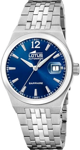 Lotus Uhr Für Herren 19000/3 Automatic Silber Edelstahl Case SilberEdelstahl Band