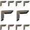 20 STÜCKE Antike Metall Holzkiste Ecke Dekorative Protector Buch Notebook Alben Menüs Ordner Schreibtisch Tür Eckhalterung