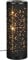 Reality Leuchten LED Tischleuchte Taco R52801002, Schirm Kunststoff Schwarz matt/goldfarbig, inkl. 4 Watt LED